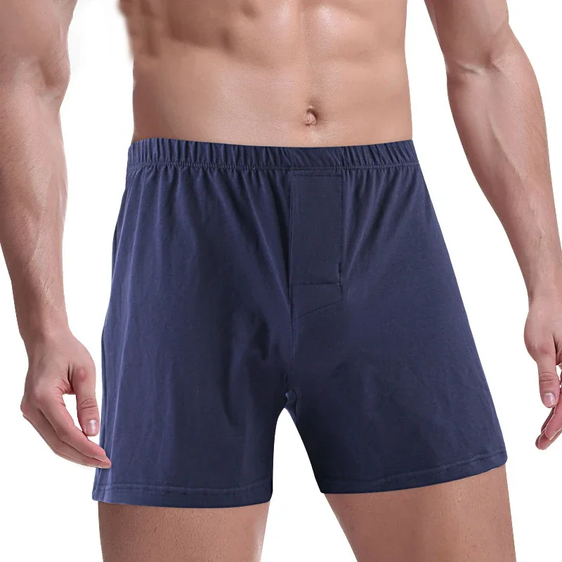 Męskie krótkie spodnie do spania Miękkie, wygodne, oddychające bawełniane luźne męskie spodenki do spania Męskie spodnie do spania Plus Size Arrow Pants — zdjęcie 2