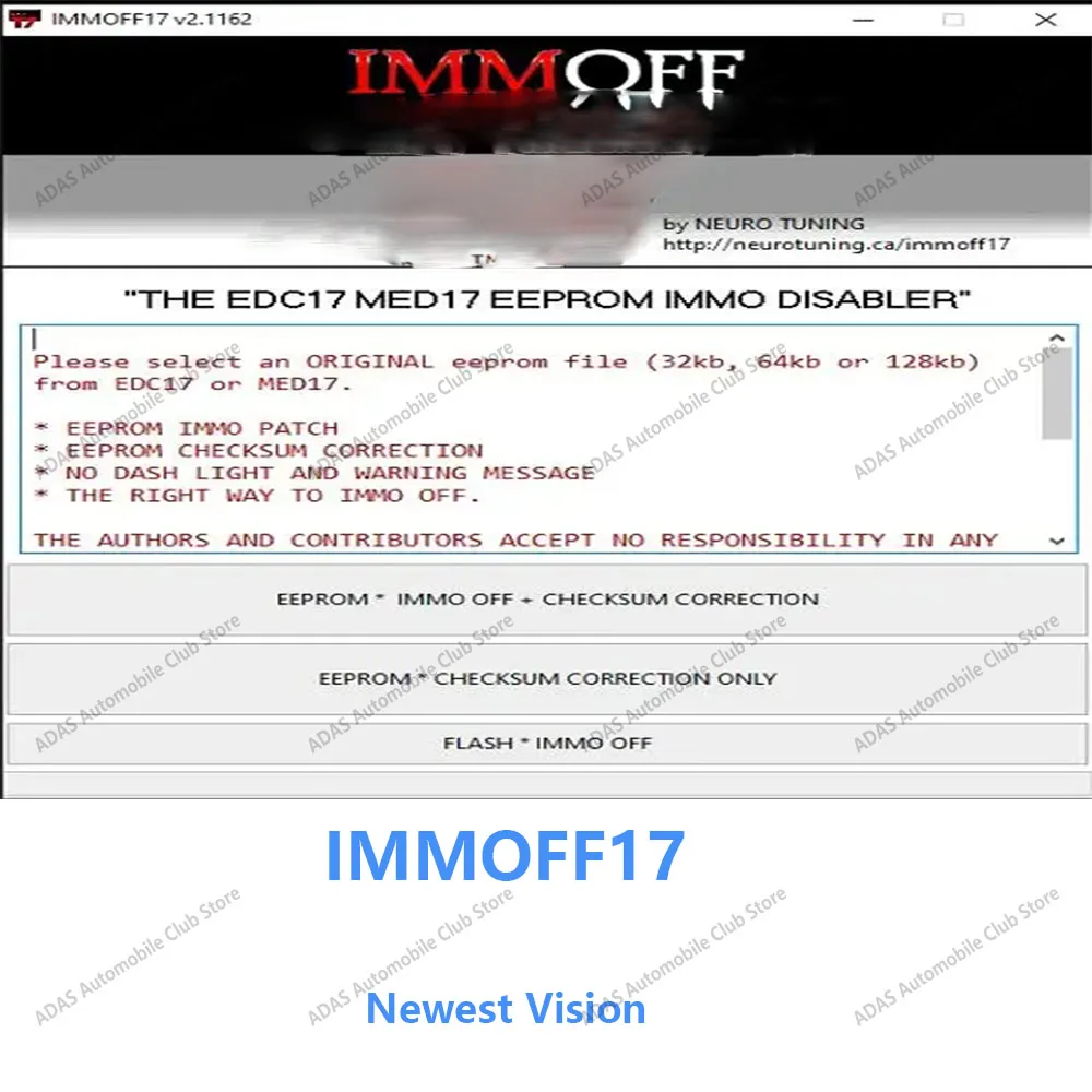 

IMMO OFF Newest IMMOFF17 Software EDC17 with keygen Immo Off Ecu Program NEUROTUNING Immoff17 Disabler and install video guide