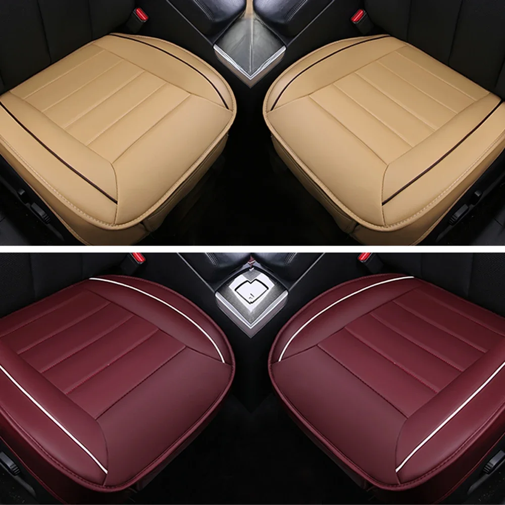 Pokrowiec na fotel samochodowy 3D PU Leather Full Surrounded Pad Mat for Auto Chair Cushion Car Seat Cover Front Universal Car Interior Decor — zdjęcie 2