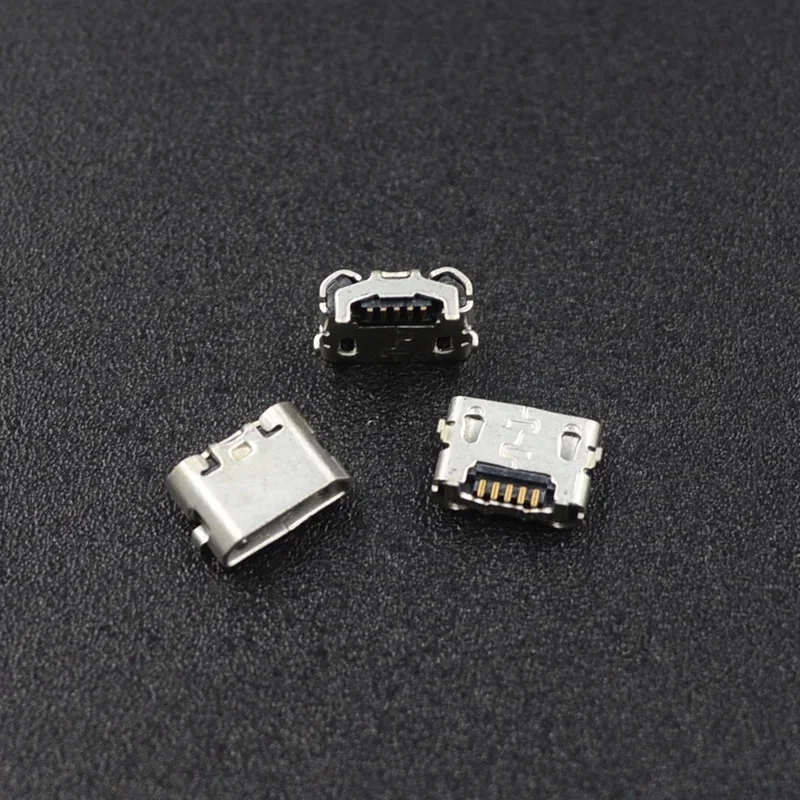10szt micro USB 5pin jack Reverse Ox horn Charging Port Plug socket connector mini usb For Huawei 4X Y6 4A P8 C8817 max Lite Pro — zdjęcie 2