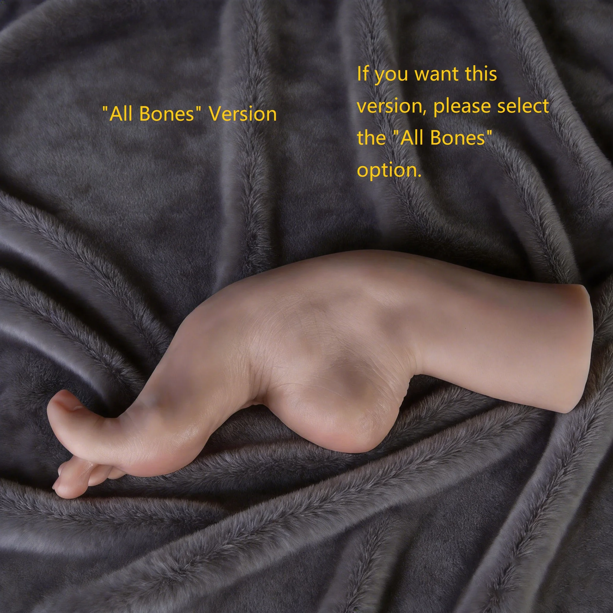1PC Female Silicone Foot Model for False Nails Practice Mannequin Feet for Photography Jewelry & Shoe Display Props TG40-01