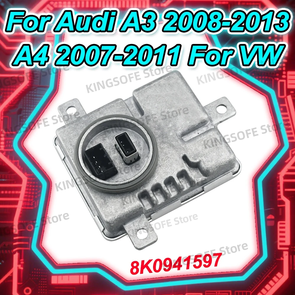

Xenon HID Ballast Control Unit 8K0941597E 8K0941597 8K0941597C For Audi A3 2008-2013 A4 2007-2011 For VW