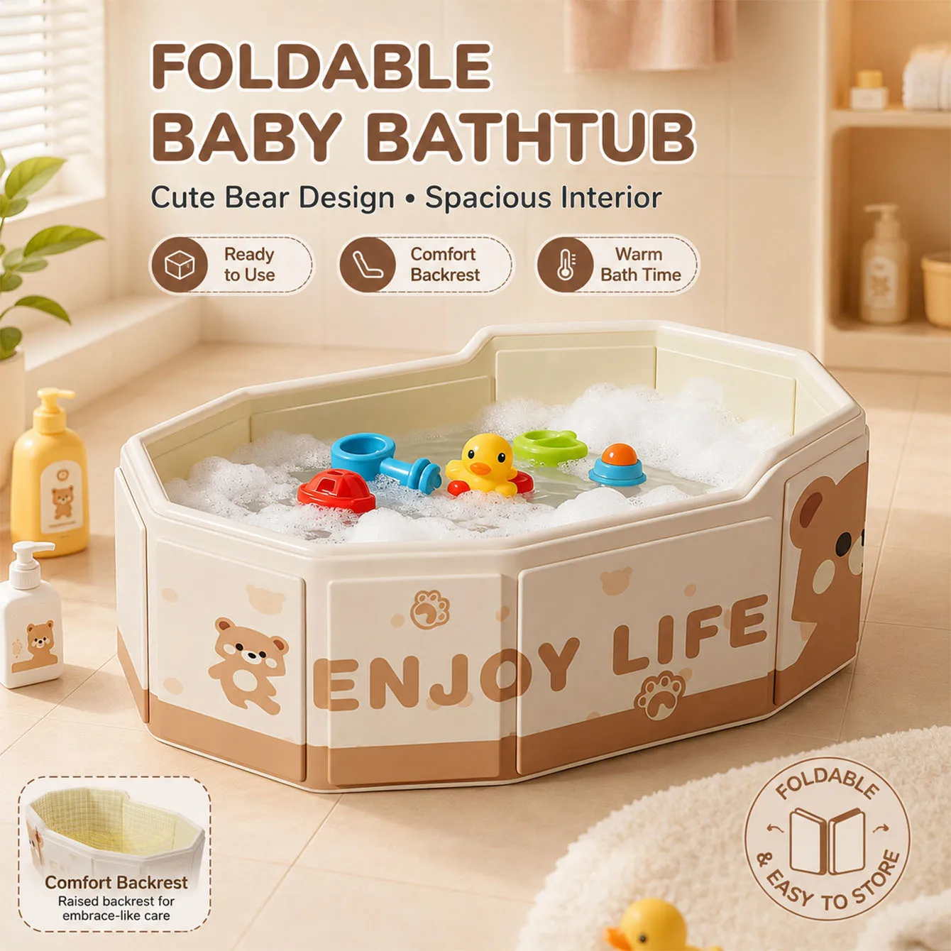 #2 Cheap Folding Bath Tubs Worth Buying