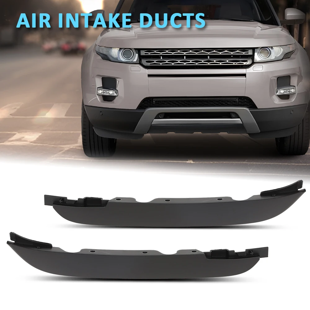 

Car Front Bumper Lower Air Deflector Fit for Land Rover Range Rover Evoque 2011-2019 Black Abs Plastic Strong Durable Sturdy