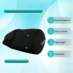 Aventik Thick Neoprene Humminbird MEGA 360 Transducer Cover Bag Fit All Fish Finder Brands Offer Comprehensive Protection