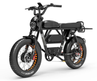 LANKELEISI X-Black Knight 2000W 45ah Dual Motor Maximum Range 280KM Electric Fat Hybrid Bike