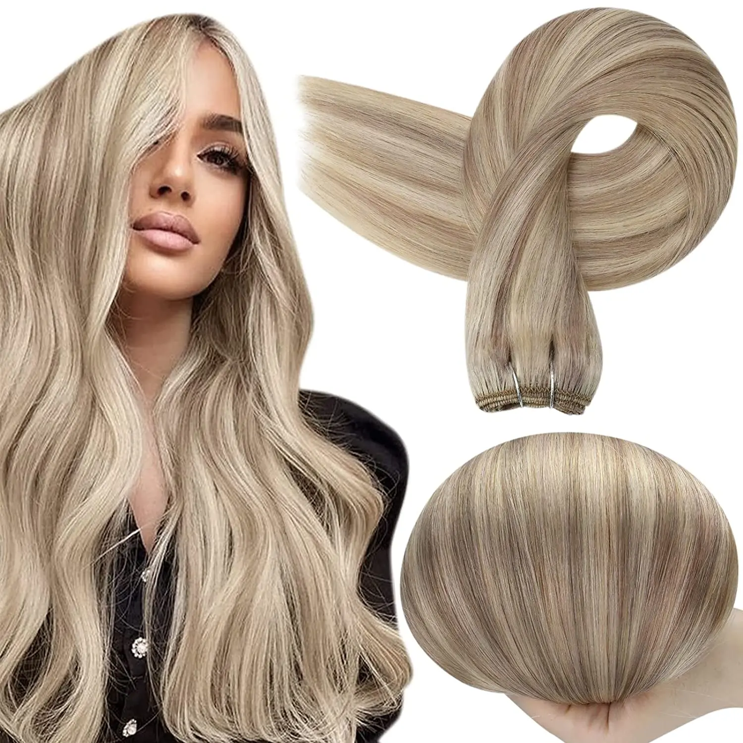 Ombre Blonde Human Hair Bundles 19