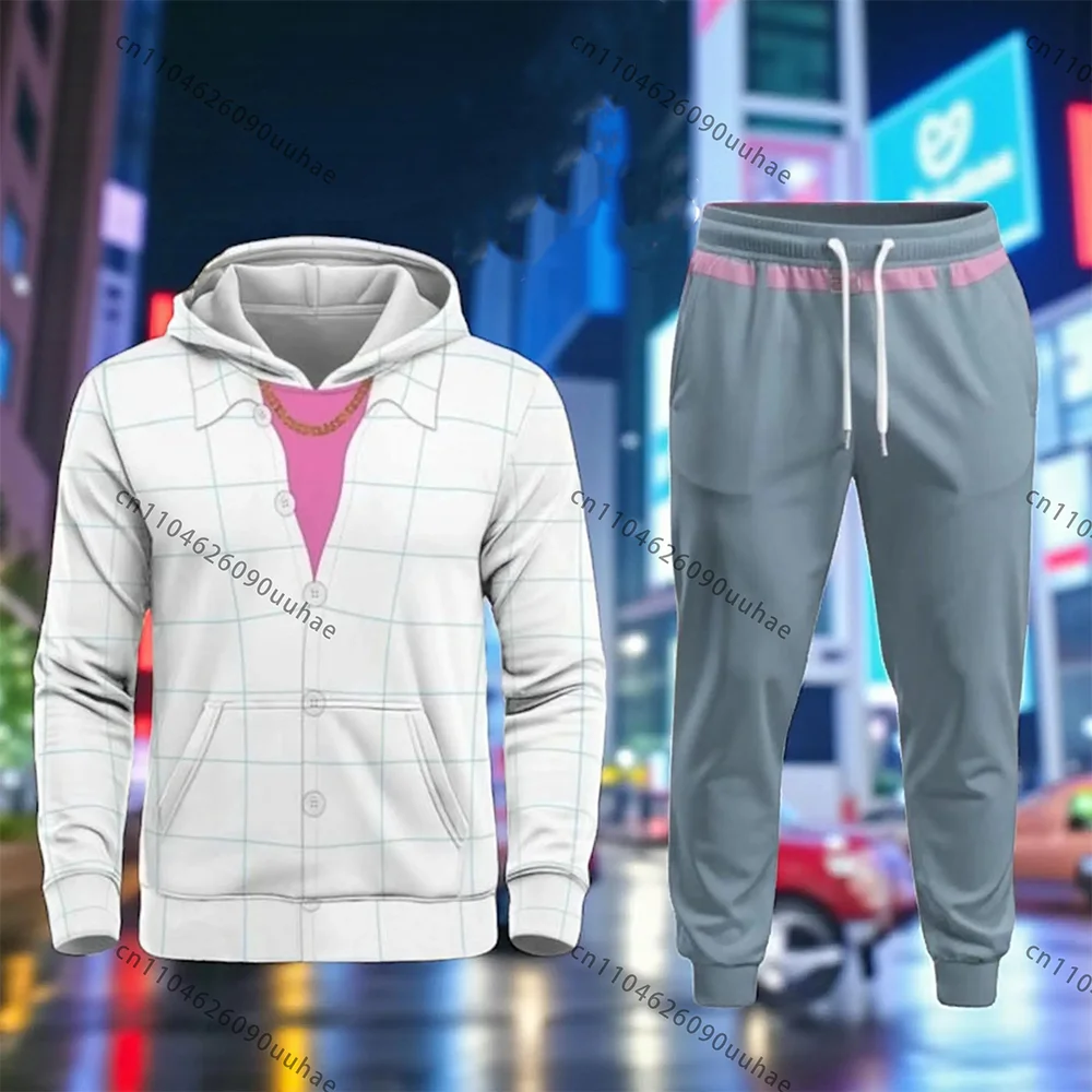 KPop شيطان الصيادين فيلم ساجا بنين الطباعة هوديي البدلة سترة الموضة عادية الشارع خريف شتاء كم طويل هوديس الدعاوى #2