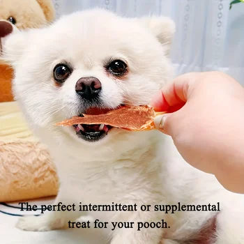 150g/5.29oz Chicken Jerky and Duck Jerky Dog Treats For Small, Medium, Large Dog, Made With Real Pure Chicken, Healthy 2
