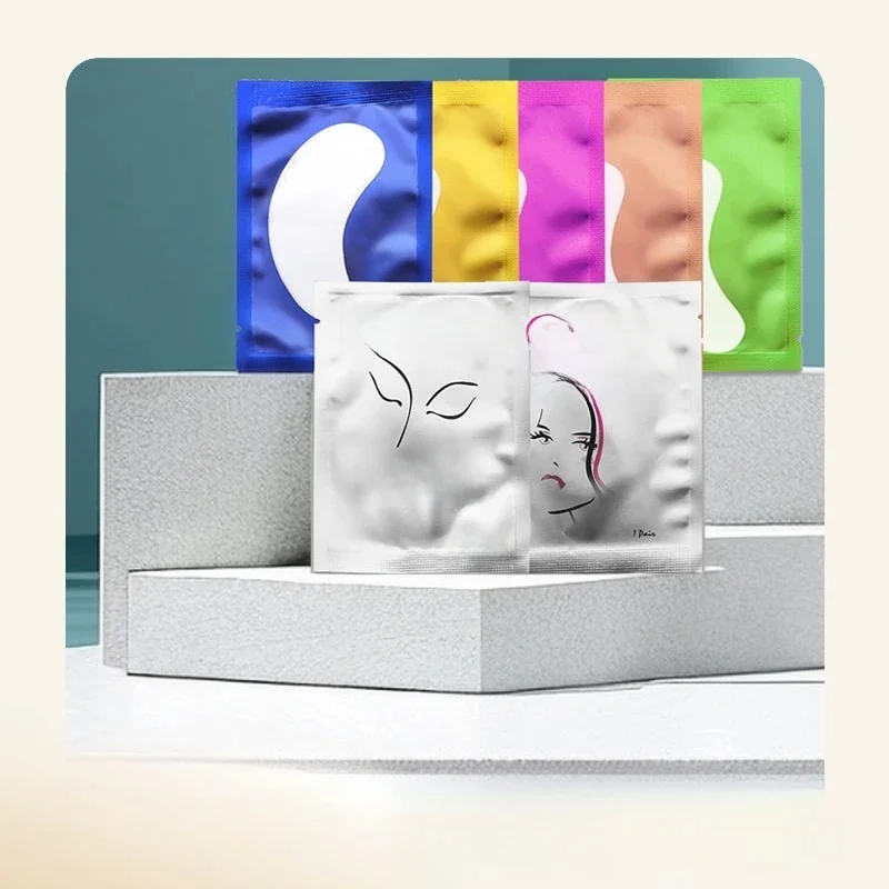 100 paires de patchs pour cils Hydrogel Gel patchs pour les yeux en gros Extension de faux cils sous les coussinets pour les yeux outils de maquillage