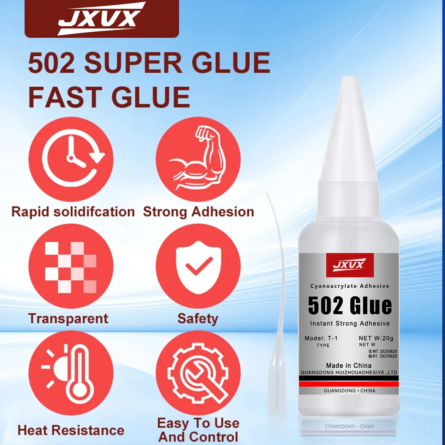 LOOLIFL 502 3-секундный мгновенный клей, цианакрилатный клей, кожа, резина, дерево, металл, суперклей