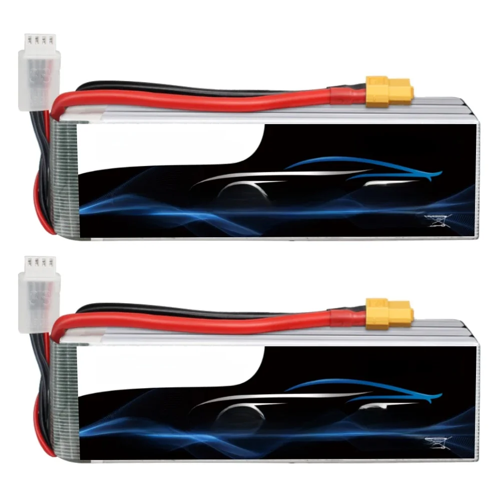HRB 3S 11,1 V Lipo-Akku 5200 mAh RC Lipo 100C Akku mit XT60-Anschluss für 1/10 1/12 RC Car Truck Monster RC Flugzeug Boot