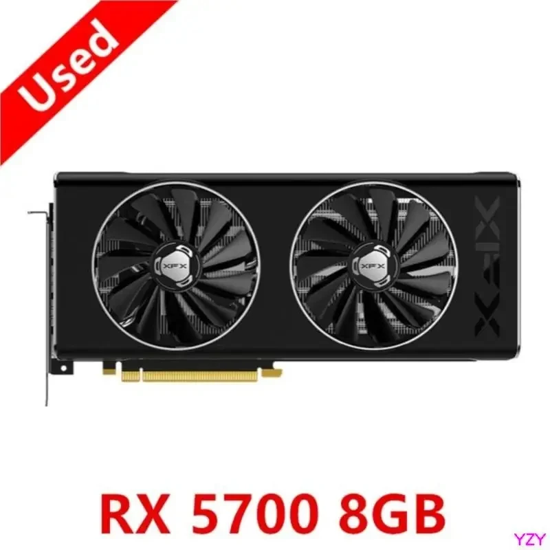 XFX RX 5700XT RX5700 XT 8GB karta graficzna GPU AMD Radeon 5700XT karty graficzne RX 5700 XT pulpit PC karta ekranowa mapa gra komputerowa