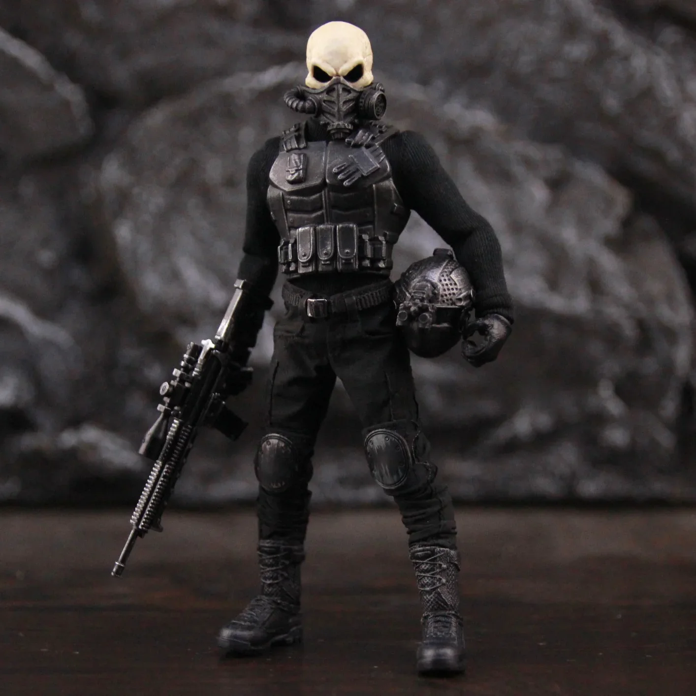 Mannelijke Soldaat Speciale Eenheden Serie Taskforces Soldaat Schedel Sergeant Meester 6 "Actie Figuur Één: 12 1:12 1/12 Speelgoed Pop Model - afbeelding 2
