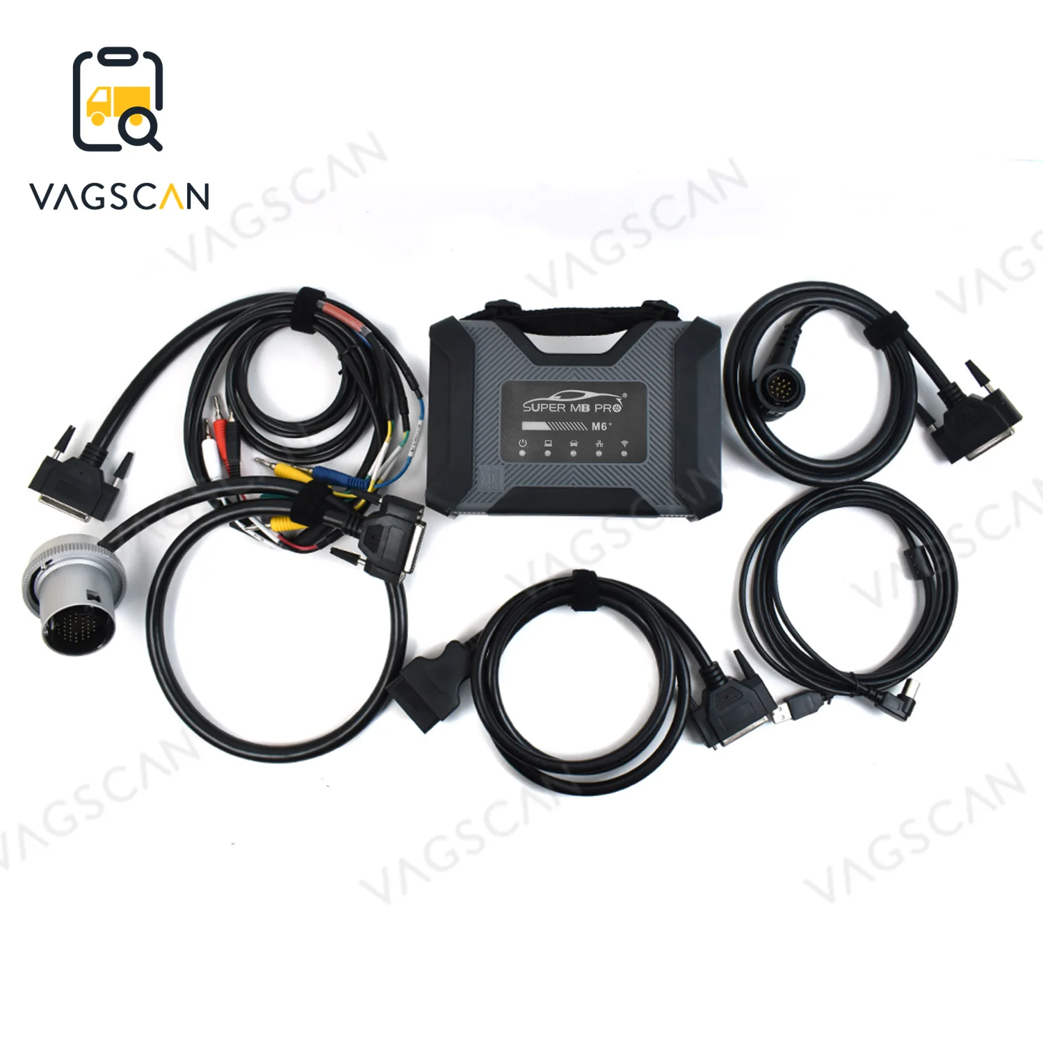 For F110 Tablet New MB SD STAR DOIP SUPER MB PRO M6 Wireless Star Diagnosis Tool M6 Pro with two cables DoIP VCI