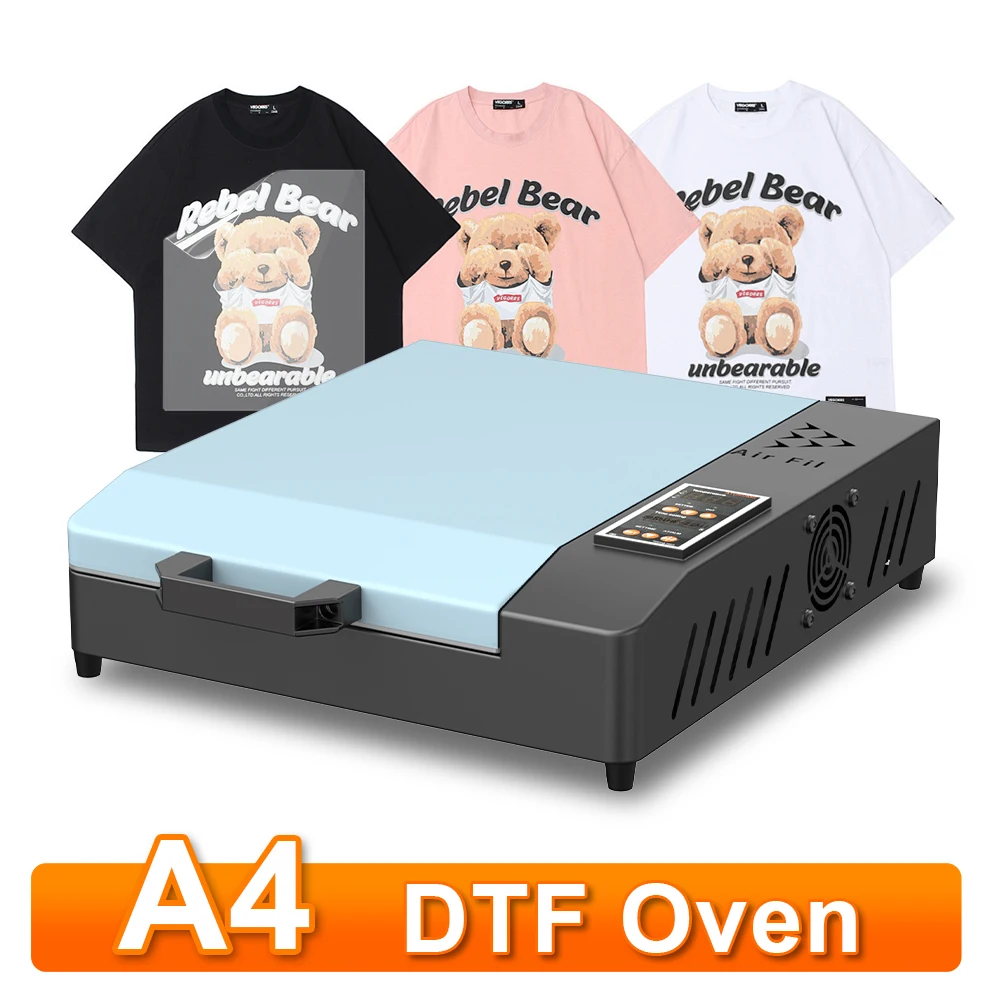 

Духовка A4 DTF Духовка для отверждения DTF для принтера DTF Сушилка A4 DTF с контролем температуры Нагреватель для отверждения пленки DTF Духовка для принтера DTF