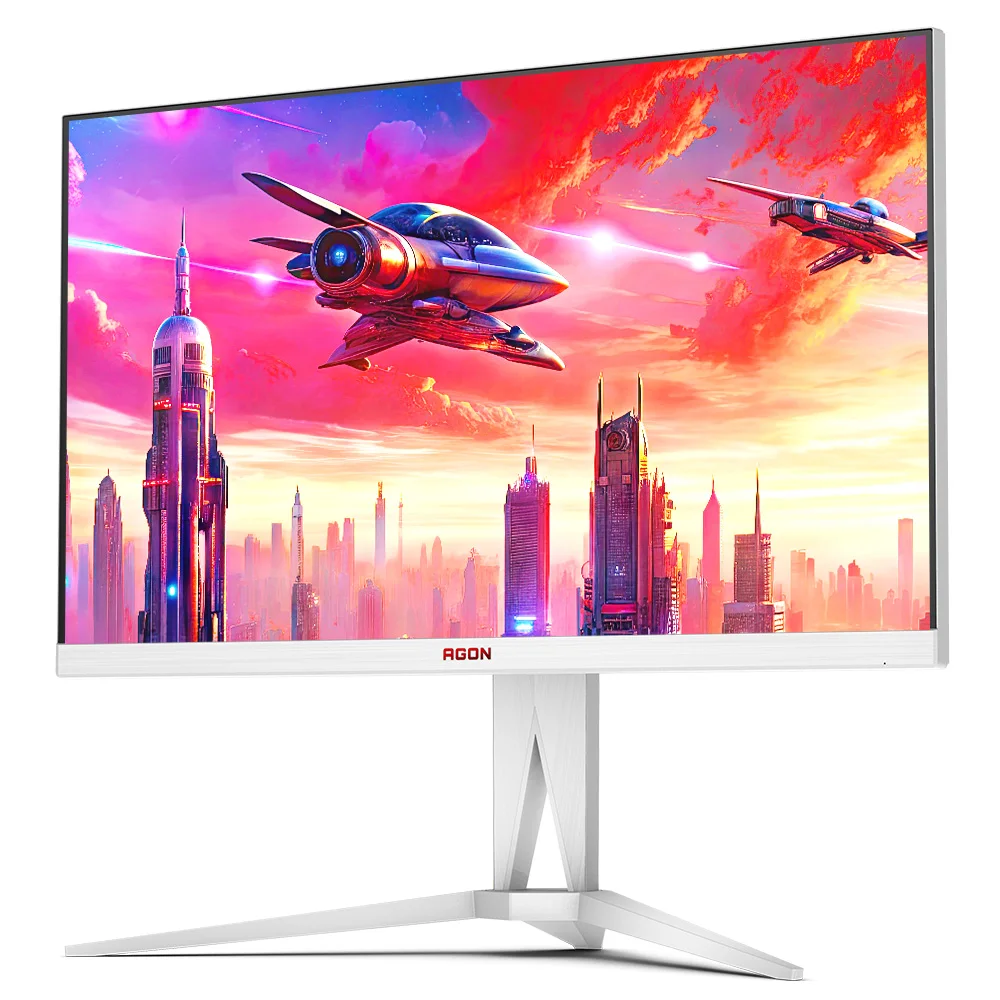 Alpha Scan Ai AGON 275QXW Gaming IPS 180 HDR 400 White Fit-free Gaming Monitor