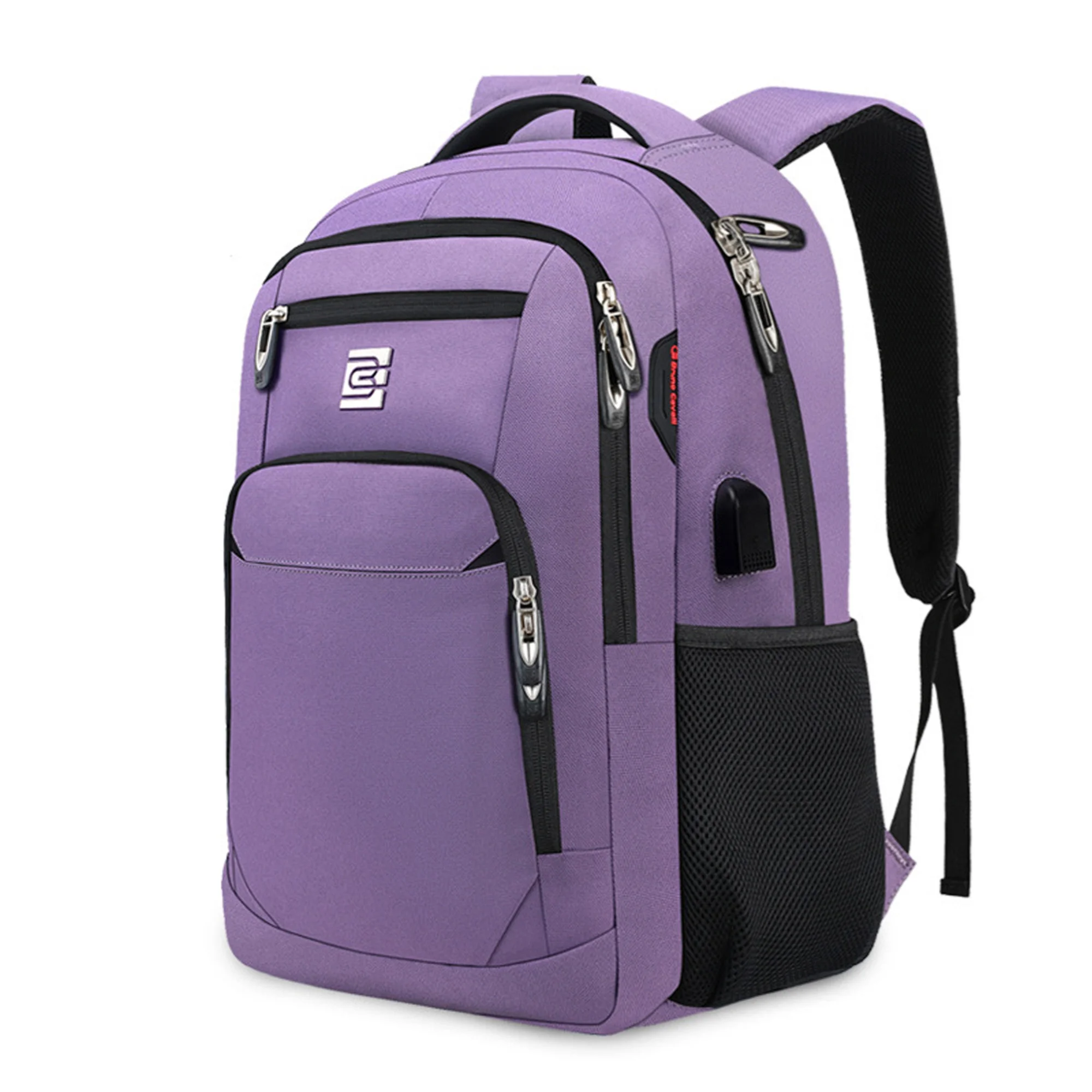 NONE Große Kapazität Rucksack : Laptop Rucksack besitzt mehr als 20 unabhängige Taschen für viel Stauraum und können Powerbank, A4-Ak 8