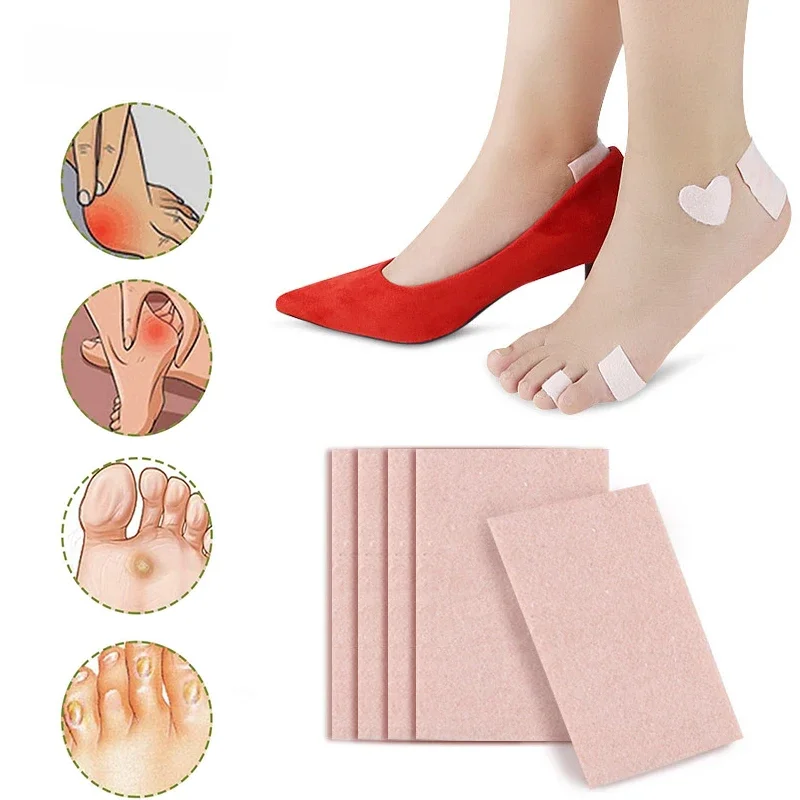 Pexmen 1/2/5 pièces ruban Moleskin tampons adhésifs pour talons pour pieds ampoules réduire la friction soulagement de la douleur outil de soin des pieds