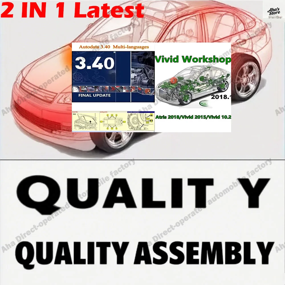 

AutoData 3.40 Spanish OBD2 Scanner Software Car accessories Tool + Vivid 2018 Workshop Data Atris-Stakis Technik Multi languages
