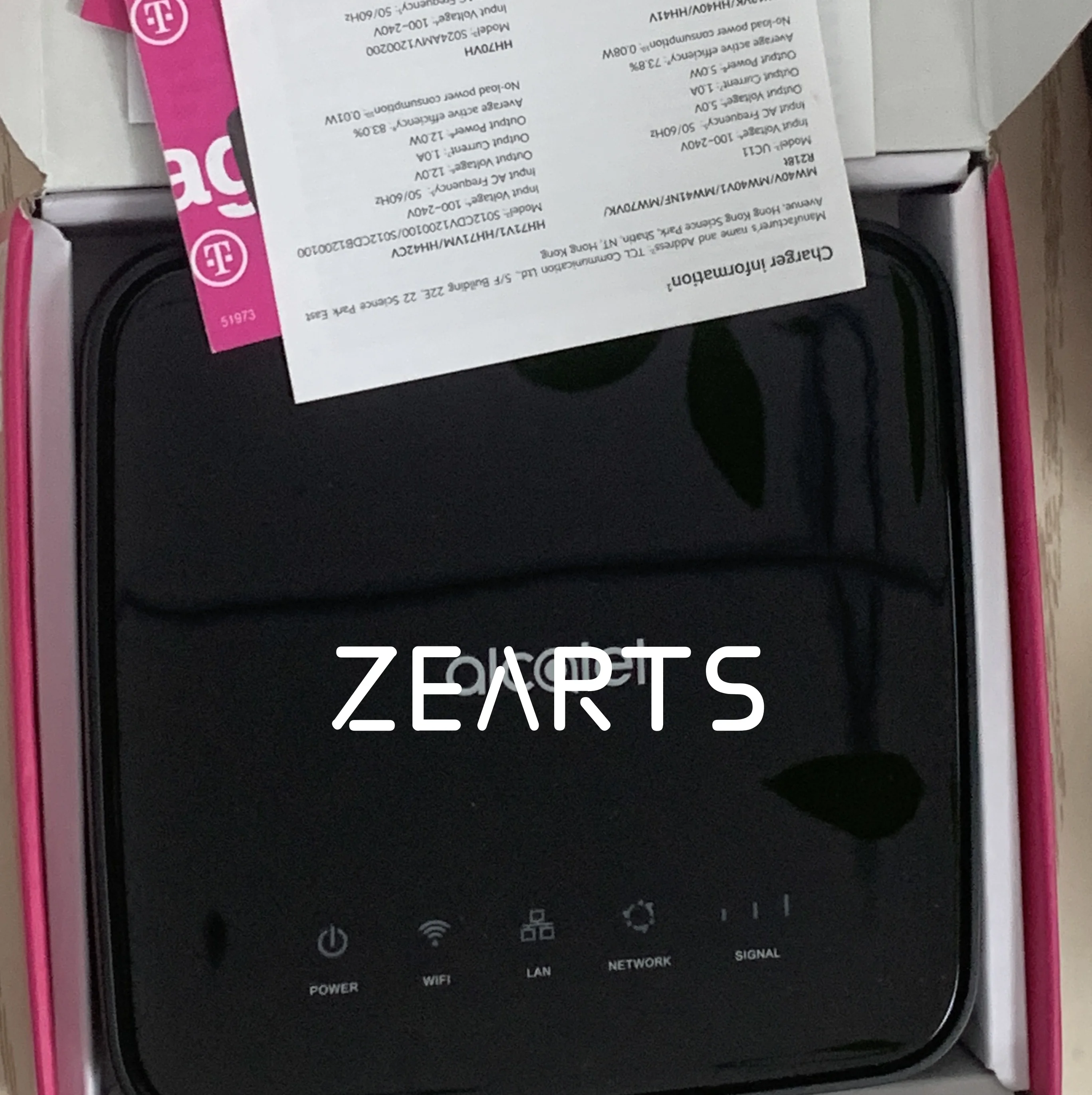 

ZEARTS HH40V 4G/LTE Router CAT4|150 Mbps Download|50 Mbps Upload Includes 2 External LTE Antennas(used99%new)