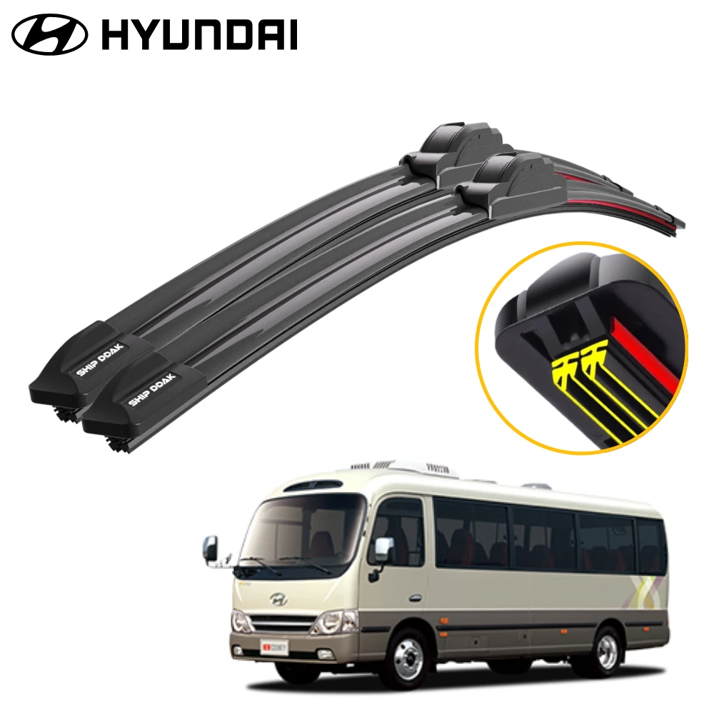 1 1 Easy Hyundai County Triple X2 Wiper Blade Brush