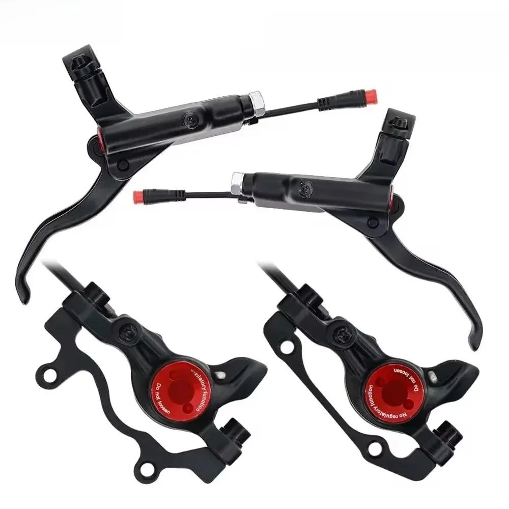 AliExpress NONE ZOOM HB-775E E-BIKE Hydraulic Disc Brake Set Electric Scooter Mtb Bicycle Power Off Control Pistons Oil Left Front Right Brake