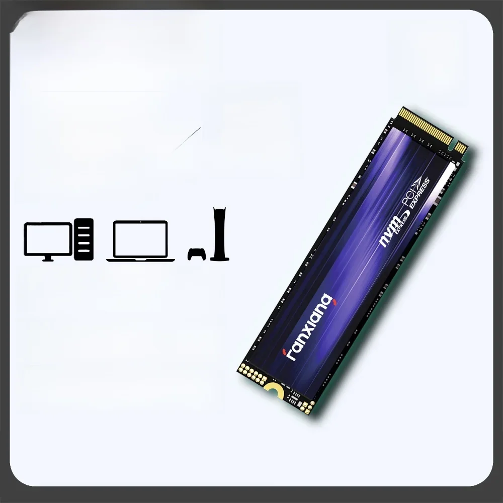 Fanxiang S880 M.2 SSD 1TB 2TB 4TB 7300MB/s PCIe4.0x4 M.2 NVMe SSD-schijf 2280 formaat interne solid state drive voor PS5 laptop pc - afbeelding 2