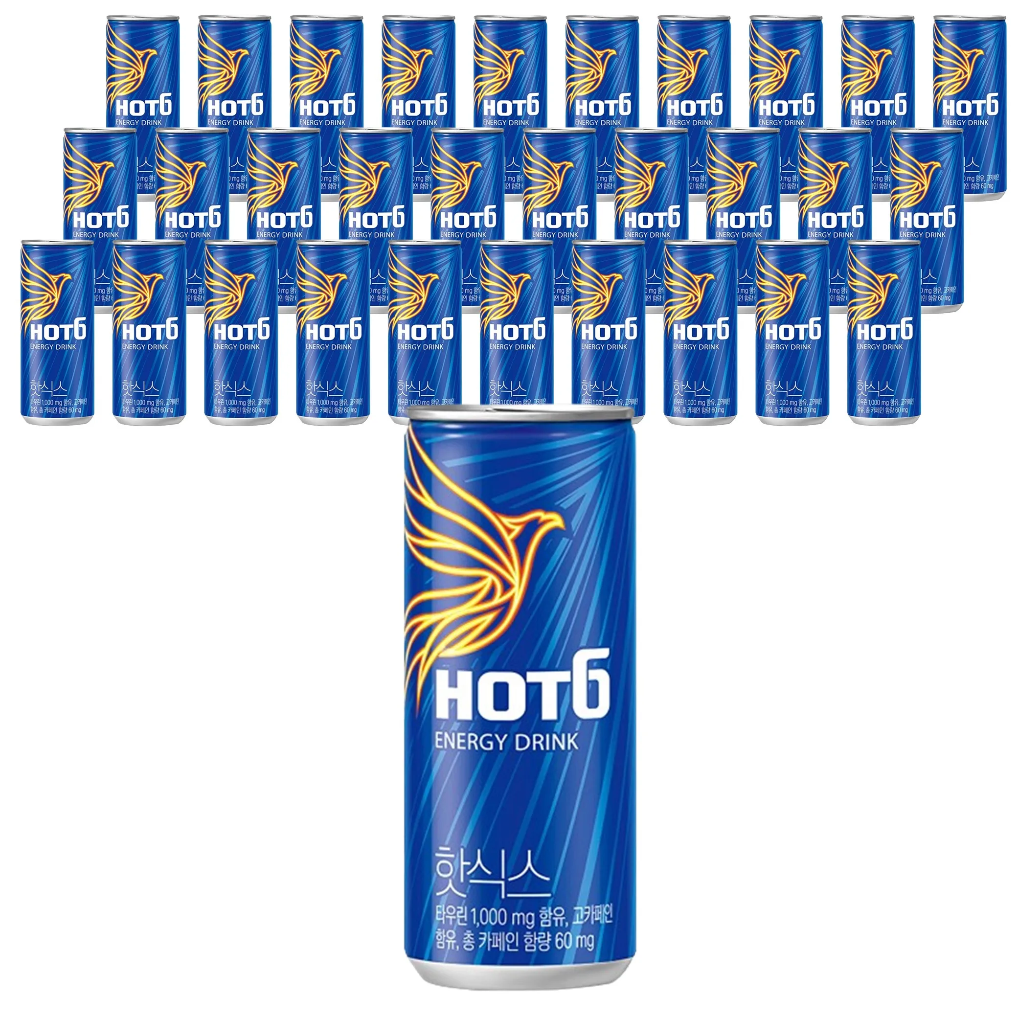 Hot-6 Energy drink, 250ml, 30 cans