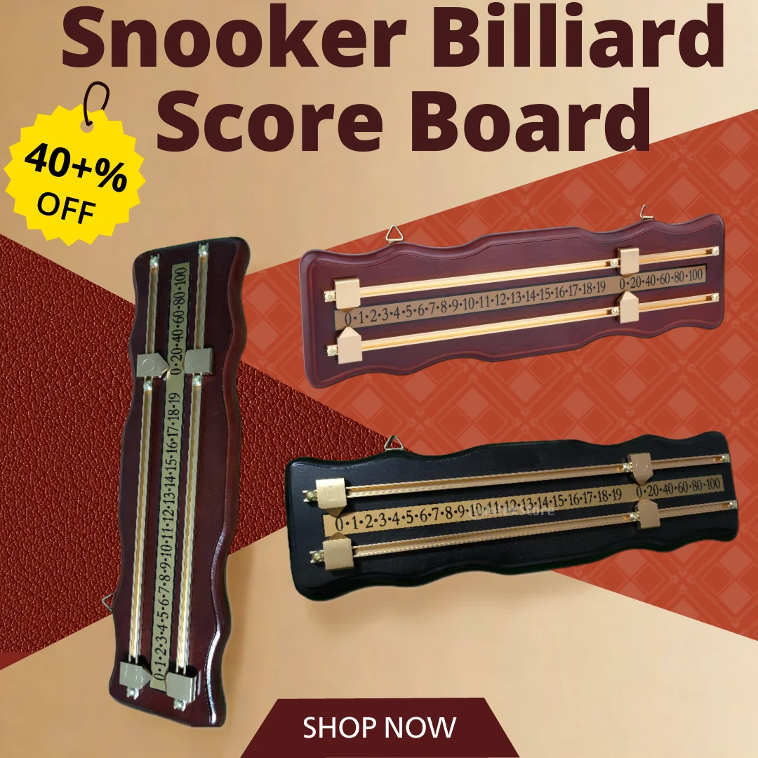 

Shuffleboard Scoreboard Referee Gear Billiard Score Board ,Wooden Snooker Score Keeper Snooker Scoreboard for 2 Player Games