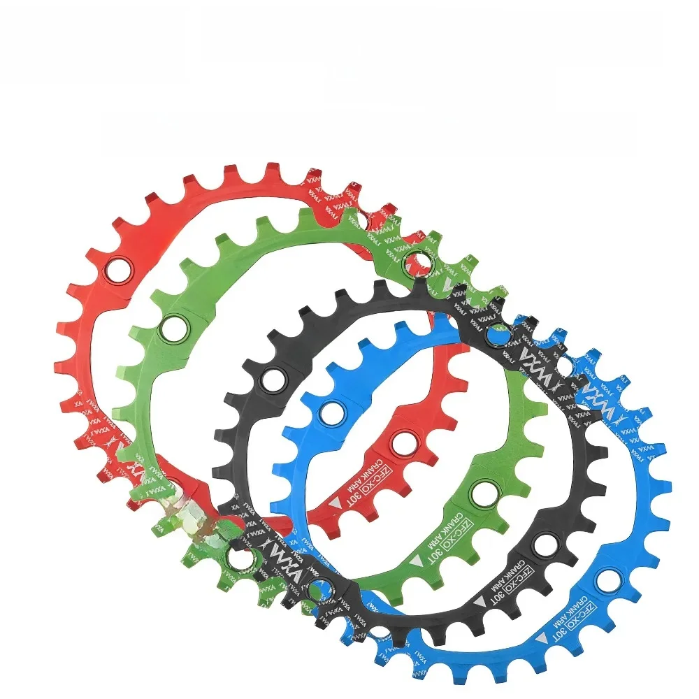 AliExpress VXM Bicycle 104BCD Crank CNC Narrow Wide Chainwheel MTB Bike 30/32/34/36/38/40/42/44/46/48/50/52T Chainring Cycling Plate Parts