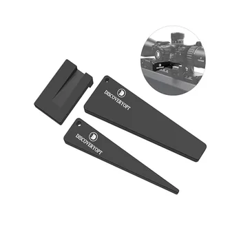 Discovey Scope Level Combo für Zielfernrohr-Zielfernrohr-Nivellierungskeil-Kit, Halterungen, Zielfernrohr-Nivellierwerkzeug, montiertes Werkzeug