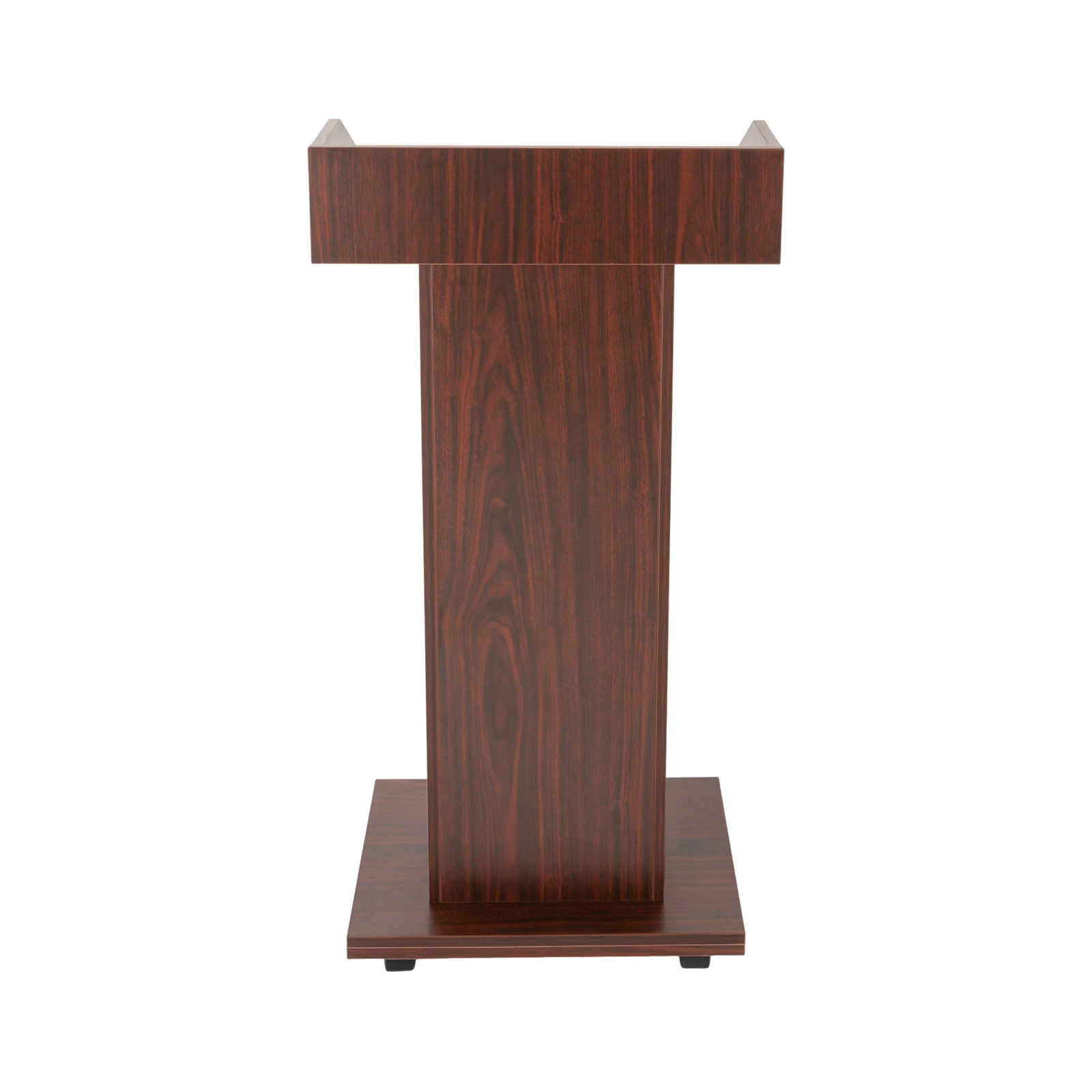 Conference Presentation Stand, Portable Presentation Standing for Classroom, Movable Desk for Classroom Church,Schools Brown