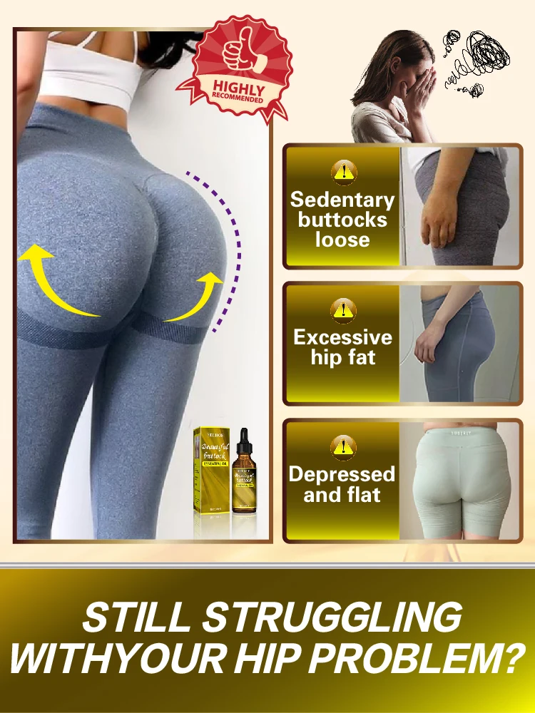 Hips Buttock Essential Oils Fast Growth Butt Enhancer