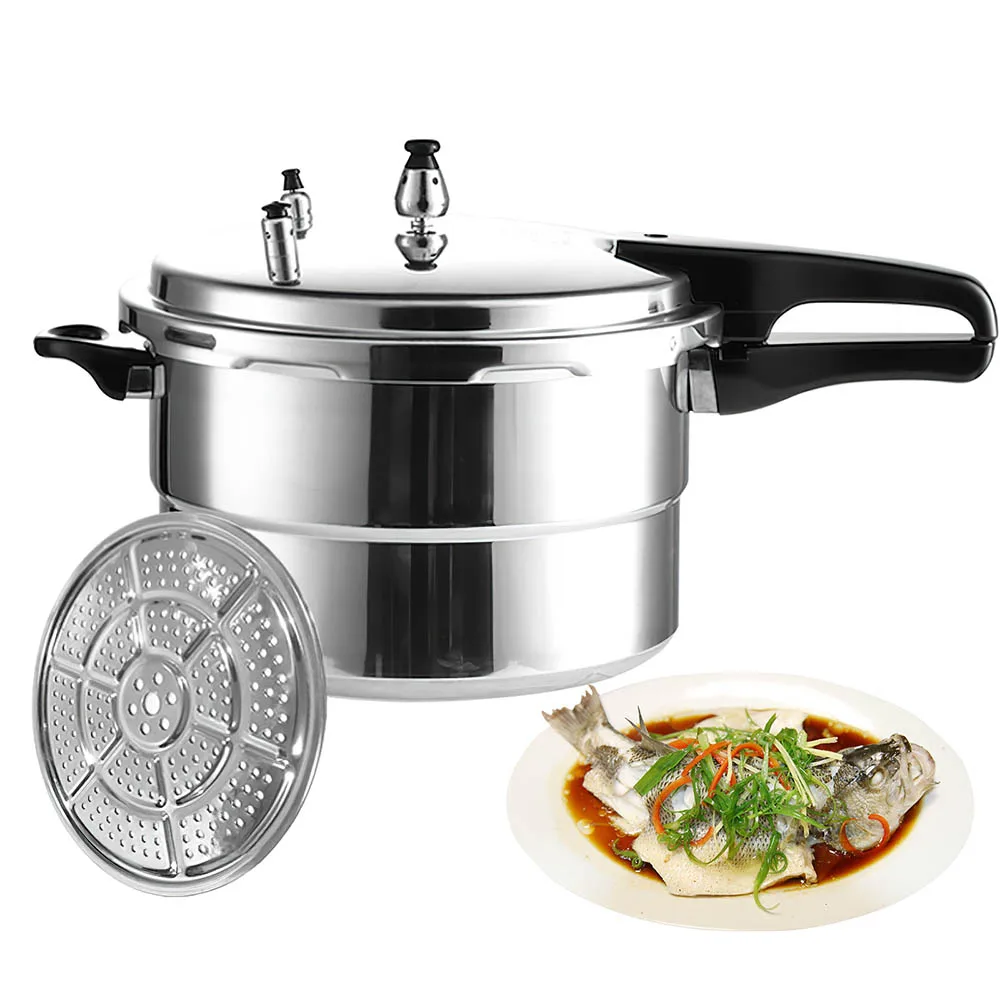 Casserole à pression en aluminium 3L/7L, multifonctionnelle, pour cuisinière à gaz, usage domestique et restaurant, anti-explosion