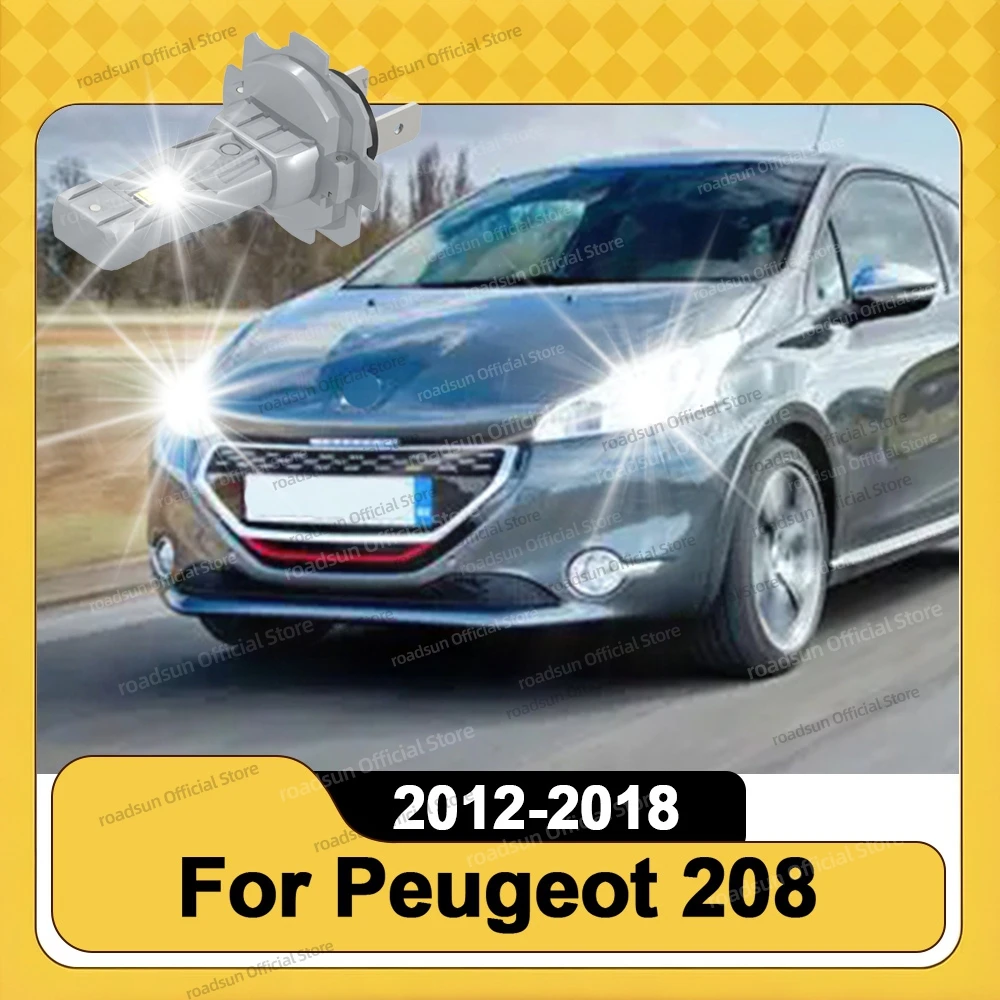

2/4pcs 30000LM LED Headlight Bulbs Canbus H7 Wireless Car Light Turbo Lamps For Peugeot 208 2012 2013 2014 2015 2016 2017 2018