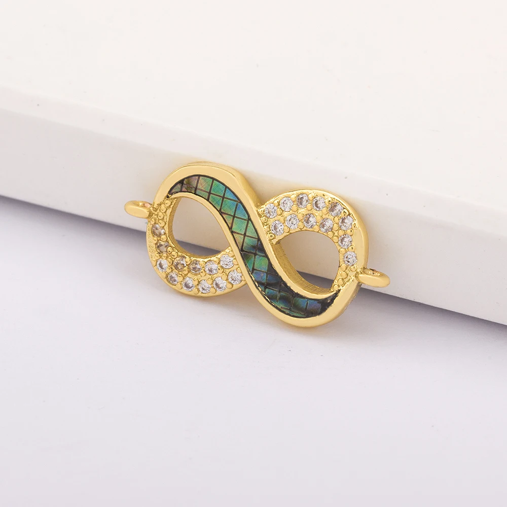 Connecteur de pendentif de l'hypothèse de charme de lecture de biscuits arc-en-ciel, accessoires de bricolage exécutifs, connecteurs plaqués or, cuivre, bijoux