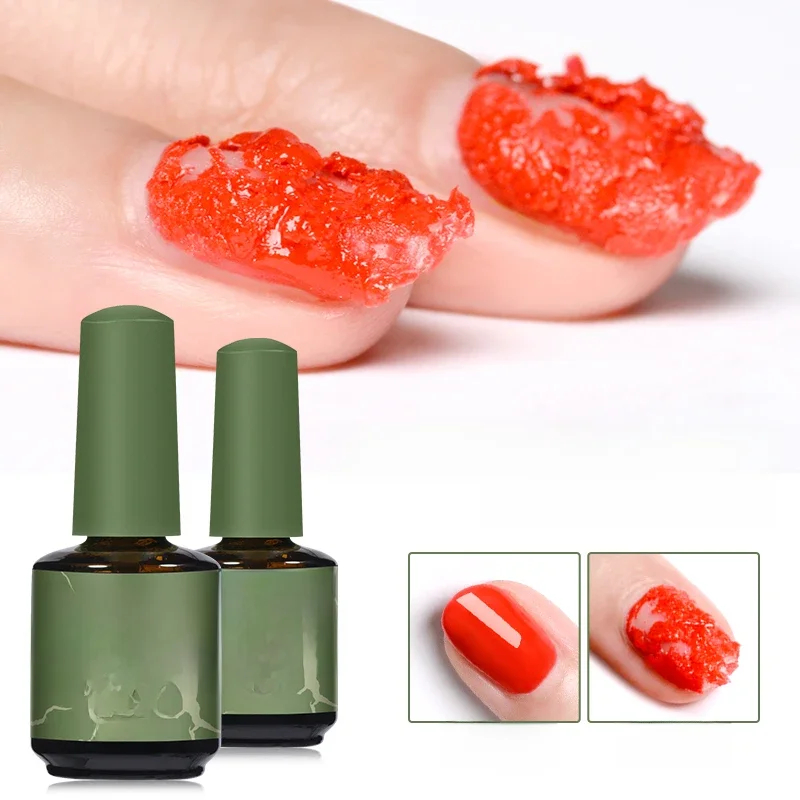 MEET ACROSS 15ml Magic Fast Nail Gel Polish Remover Schoon UV Losweken Semi Permanente Vernis Nail Art Removal gereedschap Manicure - afbeelding 2