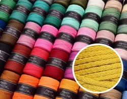 5MM Polyester Knitting cord Crochet rope 130yards a Roll Macrame cord. Polyester cord. Rug yarn Crochet Basket Yarn