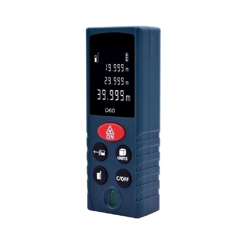 Heipoe 60m 80m 100m Digital Laser Distance Meter Measuring Area, Volume, Pythagorean theorem Laser Rangefinder With LCD