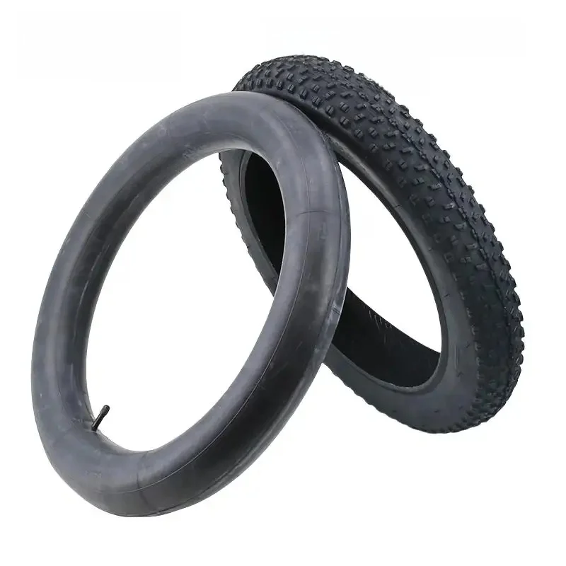 AliExpress NONE 20x4.0 Road Bike Fat Tire 20 Inch Electric Bicycle Road Motorcycle Outer Big Fat Tire with Tube Cycling Bike Parts