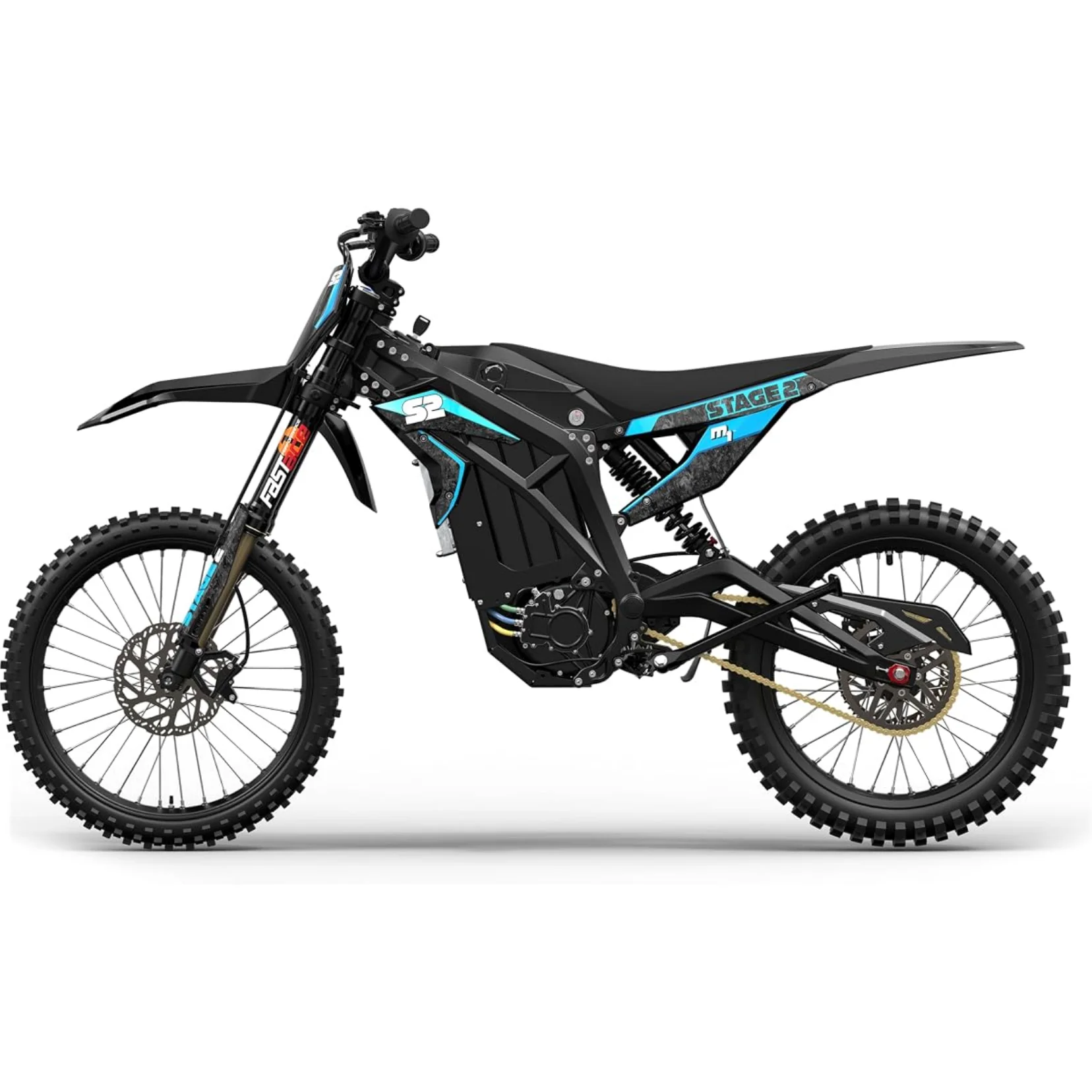 M1 V2 STAGE2 6OOOW PEAK BRUSHLESS M0T0R ELECTR!C D!RT B!KE E M0T0 UL 2272 C0MPL!ANT 6OV L!TH!UM BATTERY AND ELECTR!CAL SYSTEM UP T0 47 MPH 3 SPEED H!GH 0UTPUT C0NTR0LLER 4O+ M!LE RANGE