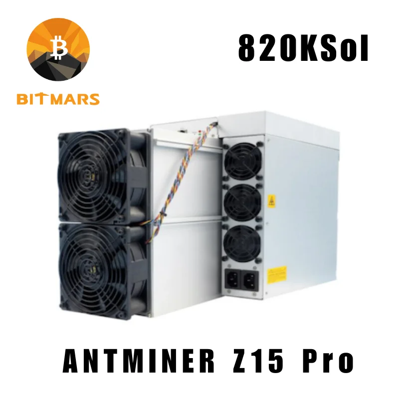 

Оригинальный Bitmain Antminer Z15 Pro 820K Sol/s Asic Miner 1510w Zcash ZEC Equihash более прибыльный