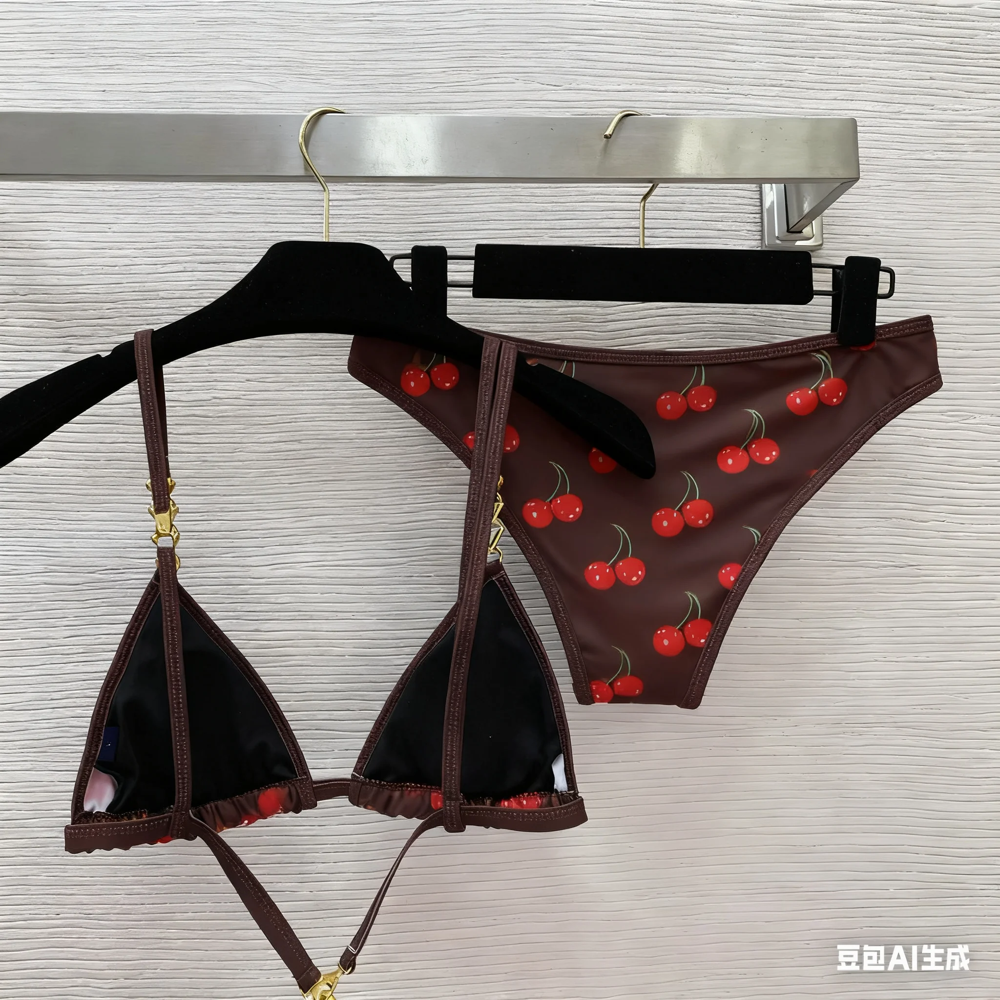 Sous-vêtements de soutien-gorge à bretelles pour femmes, de haute qualité, printemps et été ➕   Ensemble deux pièces de sous-vêtements triangulaires HL06