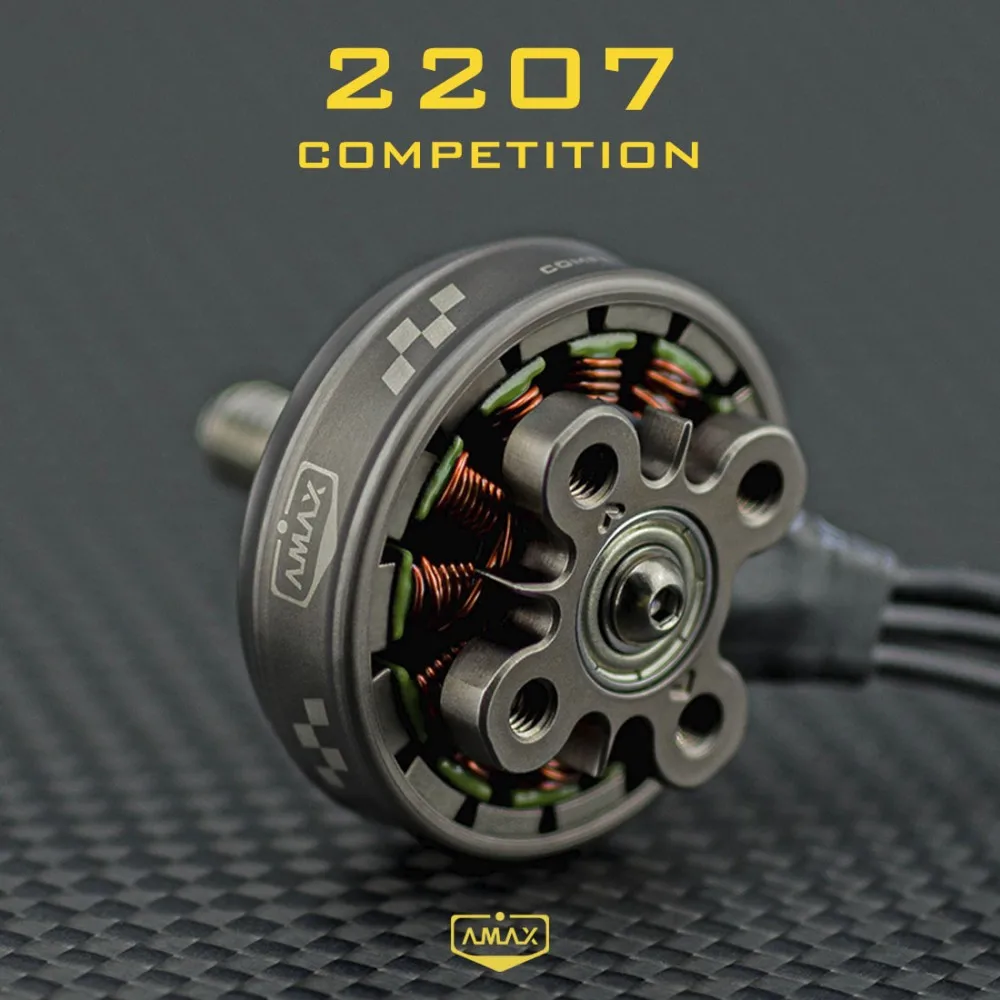 2207 Competition Brushless Motor 4-6S FPV RC Drone Plane Quad Racing Freestyle 1750 1850 1950 2050 2150 2550 2750KV AMAX