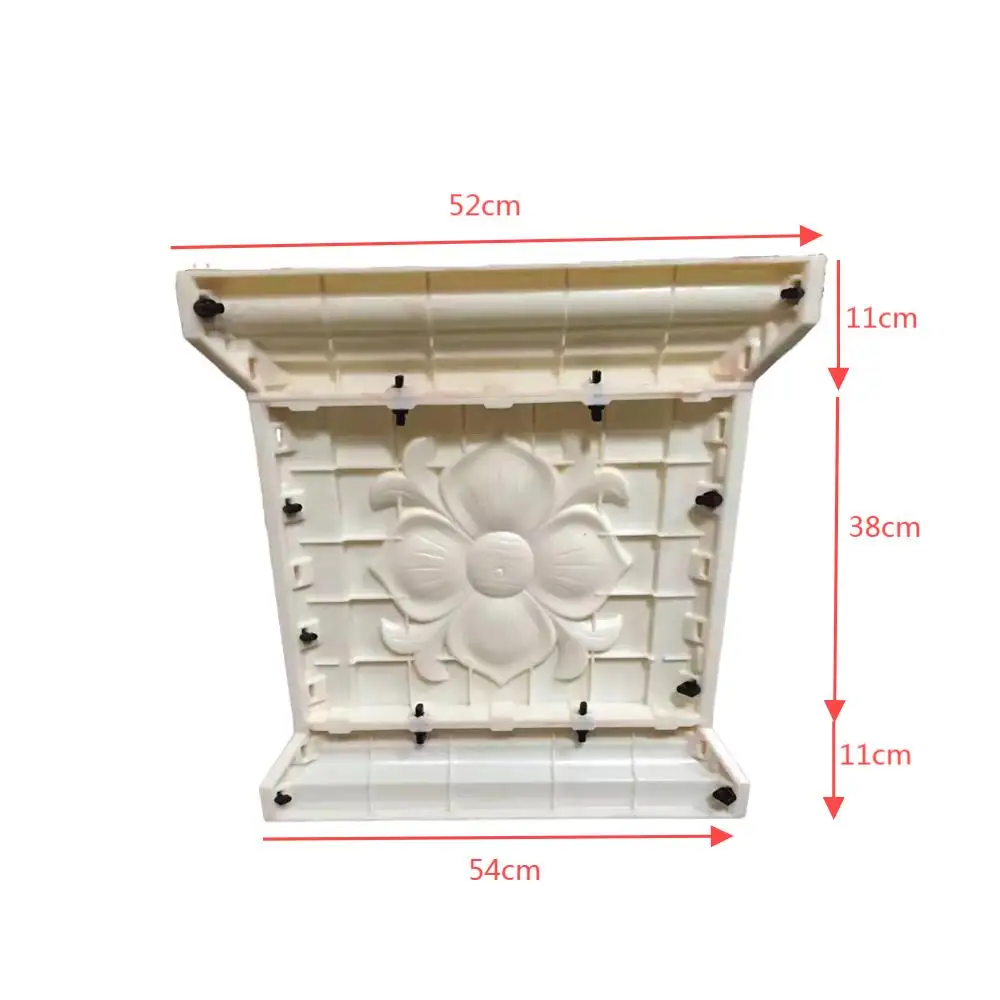 height: 60cm ABS Concrete Plastic pedestal post Molds for Garden or House high quality