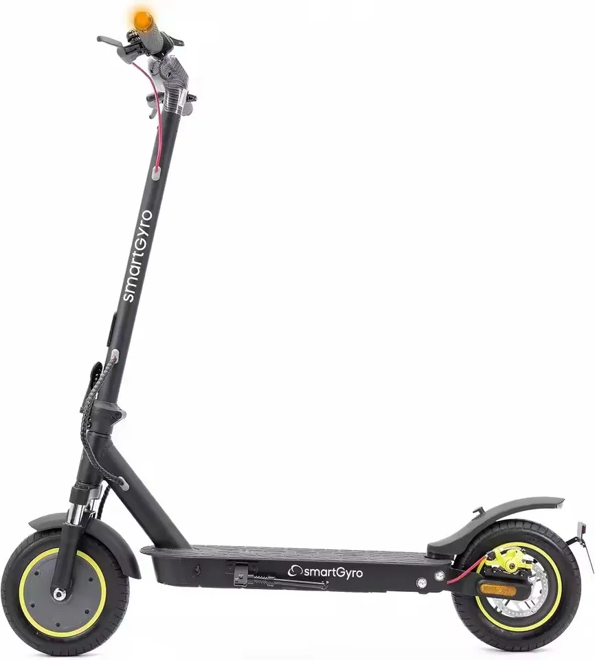 Z-PRO Black Electric Scooter 36V, 600W Maximum Power, 10Ah Battery, Autonomy 40Km, 10 Inch Wheels, Suspensions, Triple Brake, Ap