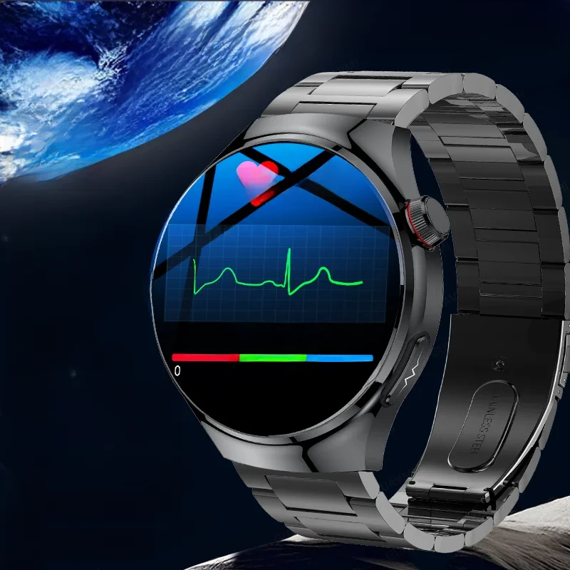 Relógio Inteligente de Classe Médica, Smartwatch de Saúde, Temperatura Corporal, Chamada Bluetooth,