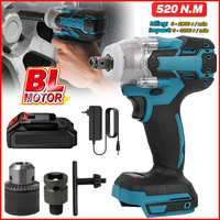 520N.M Brushless Electric French For Makita 18V Battery Cordless Electric Impact band Hand draw Power Tool