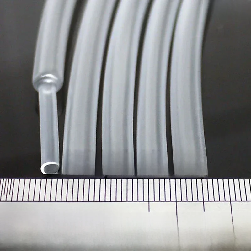 1 mètre clair Dia 1 2 3 4 5 6 7 8 9 10 12 14 16 20 25 30 40 50mm Tube thermorétractable 2:1 manchon de câble thermique en polyoléfine isolé